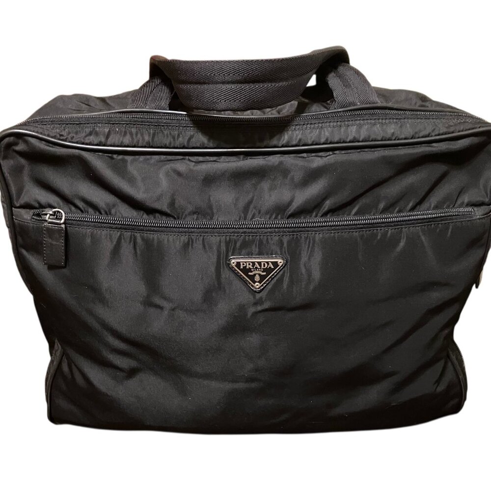 Prada Carry-On Bag Weekender Triangle - Picture 3 of 12